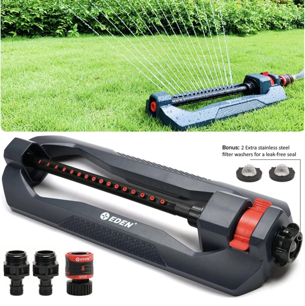 Achieve Lush Greenery with Eden 96213 Oscillating Sprinkler: Your Lawn &amp; Garden Essential